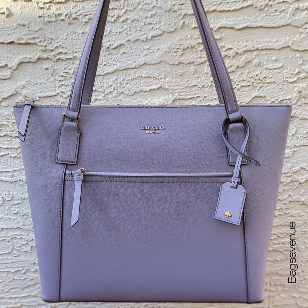 Kate spade pocket tote Cameron icy lavender purple - Picture 6 of 8